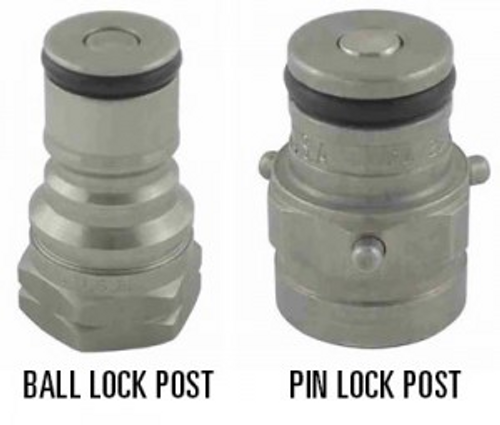 ball lock and pin lock posts