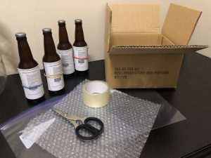 preparing to ship beer