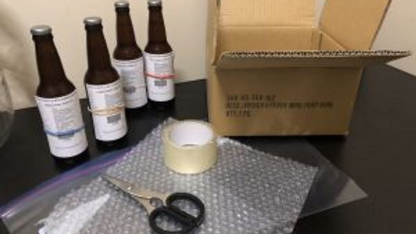 preparing to ship beer