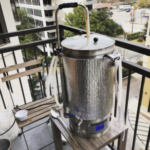 brewing system on my balcony