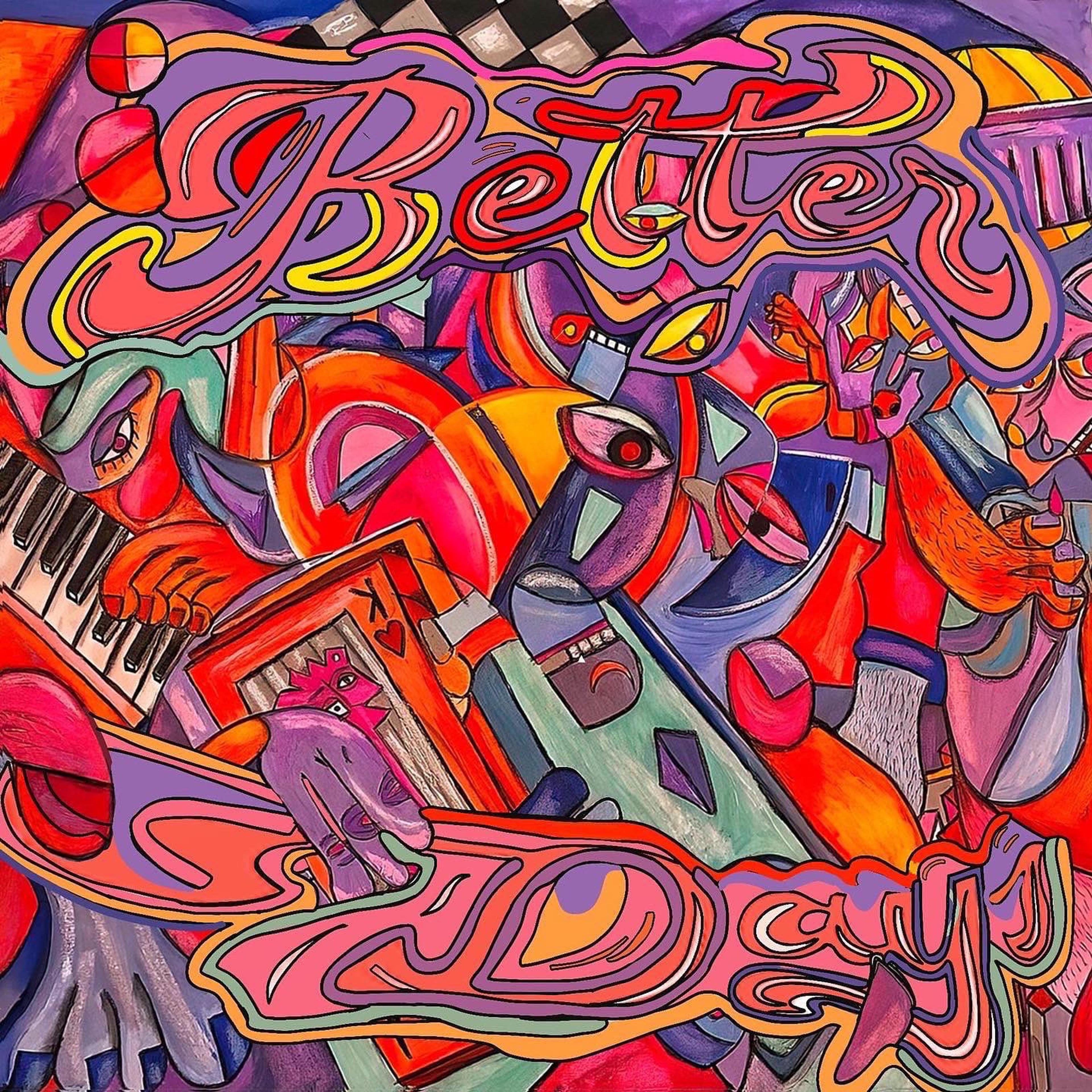 artwork design for F1SHFIGHT band latest single “Better Days”