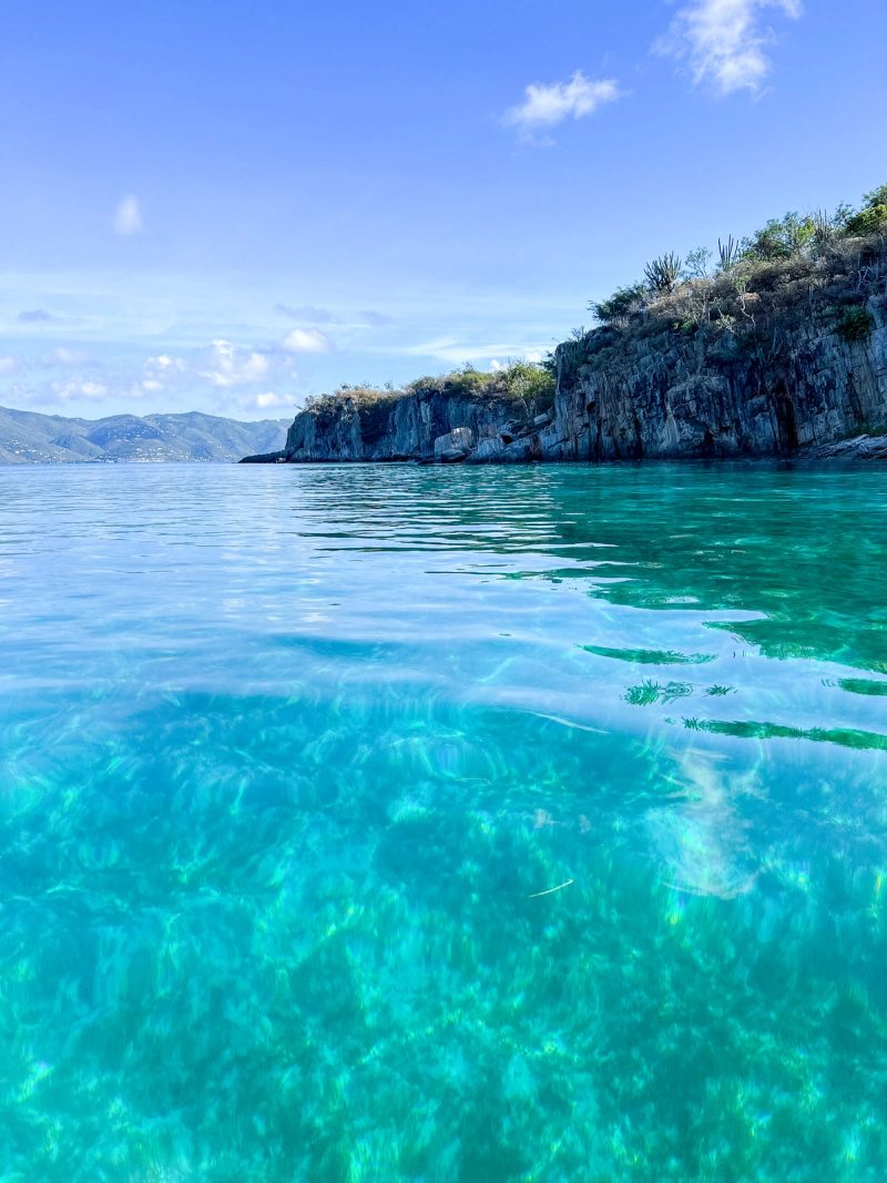 Crystal water, BVI cove