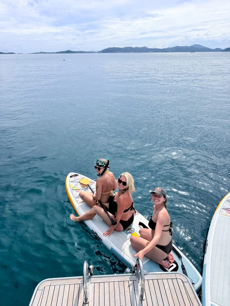Off the stern