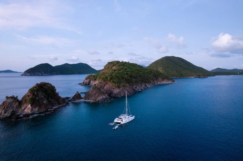 Anchored among the rocks