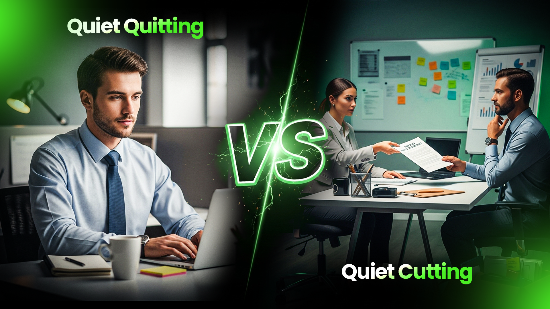job Quitting, quiet quitting , quiet cutting
