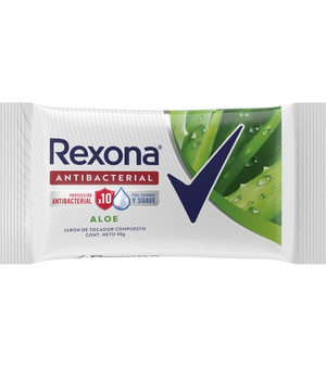 Envase de Jabón Antibacterial Rexona Aloe 90 gramos