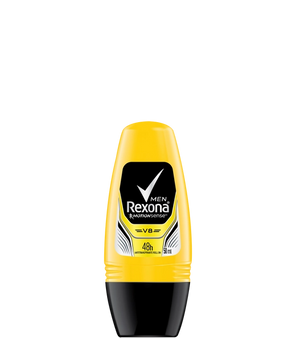Envase de desodorante Rexona Men Antitranspirante Roll On V8 50ml