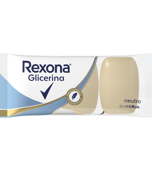 Pack de Jabón de Glicerina Rexona Neutro 3 unidades por 90 gramos