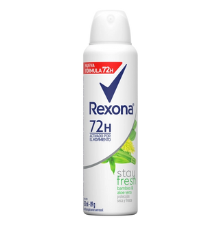 Envase de desodorante en aerosol Rexona Women Stay Fresh Bamboo & Aloe Vera 150 ml 