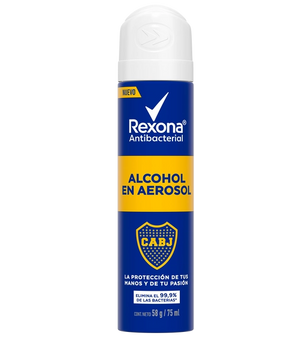 Envase de Alcohol en Aerosol Rexona Boca 75ml 