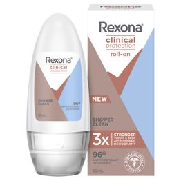 Rexona Women Shower Clean Clinical Protection Antiperspirant Deodorant Roll On 50ml