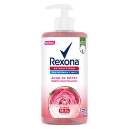 Sabonete Líquido Rexona Antibacterial Água de Rosas Para as mãos 500ml