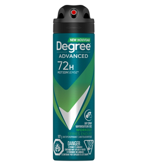 Degree® Men Advanced 72H Endure Workout Antiperspirant Deodorant Dry Spray 107g