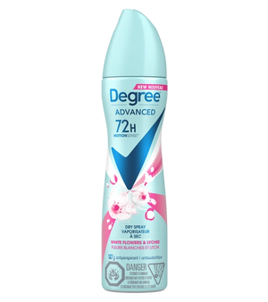 Degree® Women Stay Fresh White Flowers & Lychee Scent Dry Spray 107g