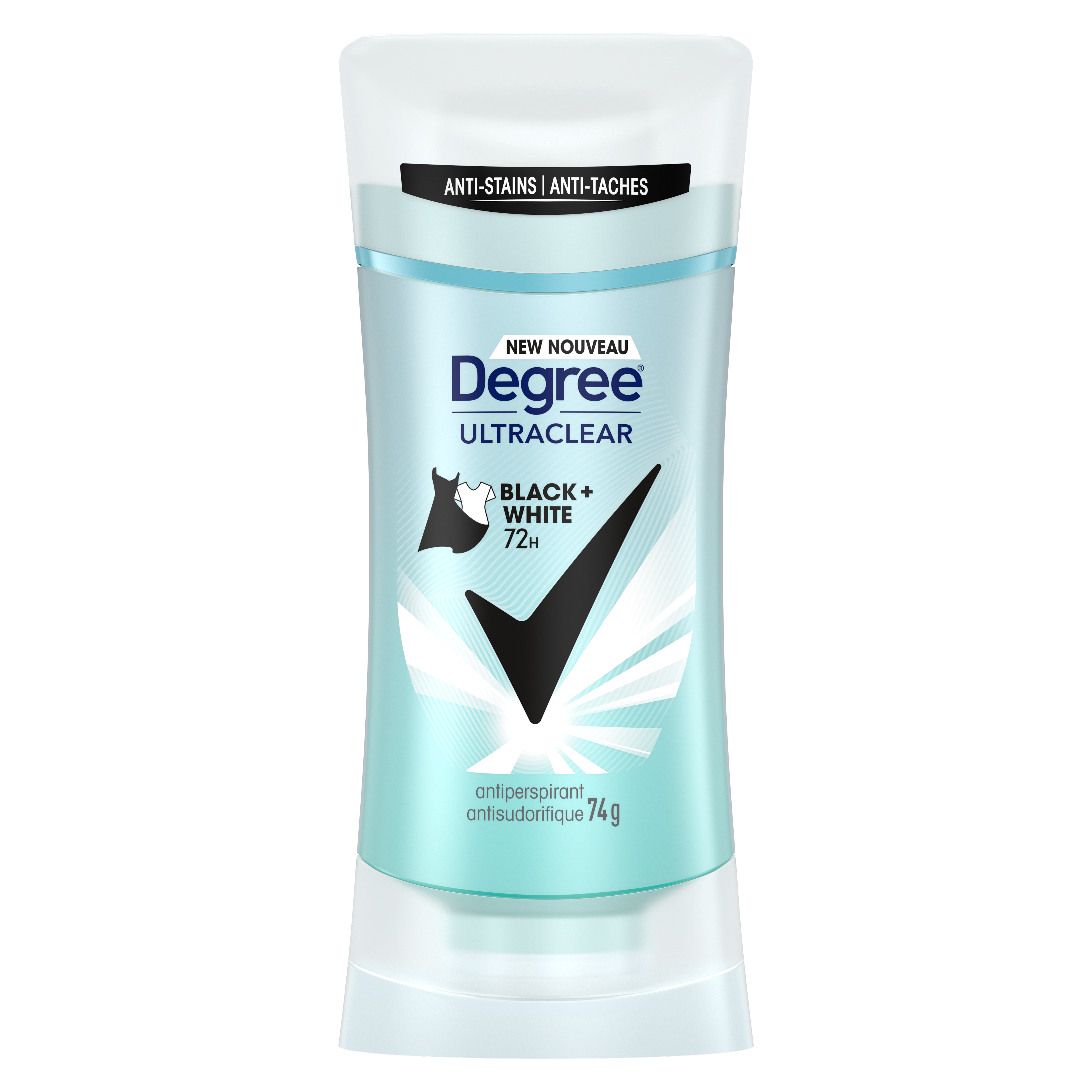 Degree® Women UltraClear Black + White 72H Antiperspirant Deodorant Stick  74g