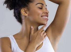 woman showing her underarm - Degree® 