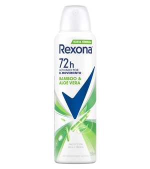 Desodorante Antitranspirante Aerosol  Rexona Bamboo & Aloe Vera