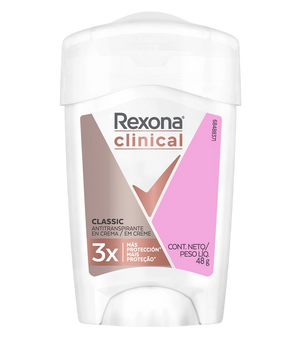 Desodorante Antitranspirante Barra Crema  Rexona Clinical Classic
