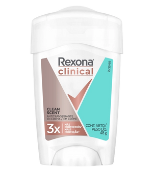 Desodorante Antitranspirante Barra Crema  Rexona Clinical Clean Scent