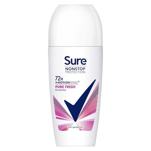 Sure Nonstop Pure Fresh Roll On 50ml Front of pack