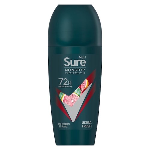 Sure Men Nonstop Ultra Fresh Roll On 50ml Front of pack