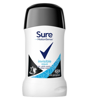 Sure Women Invisible Aqua Antiperspirant Deodorant Stick 40ml
