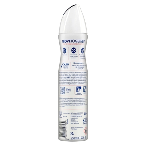 Uplifting & Fresh Nonstop Protection Spray Back of pack
