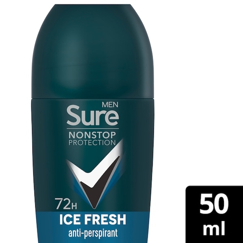 Sure Men Nonstop Invisible Ice Roll On 50ml Mobile image