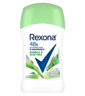 Antitranspirante Rexona ® Bamboo & Aloe Vera en Stick para Mujer 45 g 