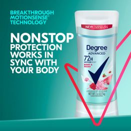 Breakthrough motion sense technology provides non-stop protection and works in synch with your body