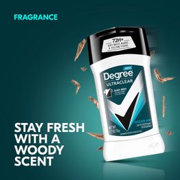 Fragrance : stay fresh with a woody scent