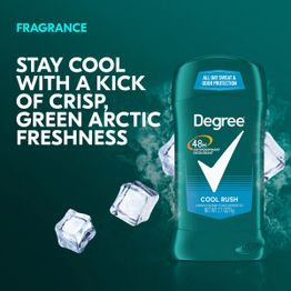 Fragrance : stay cool with a kick of crisp, green artic freshness