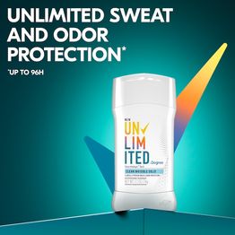 Unlimited sweat and odor protection (up to 96Hrs)