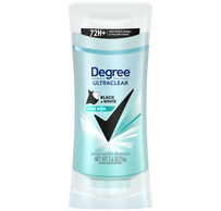 UltraClear Black+White Pure Rain Antiperspirant Deodorant Stick front pack shot