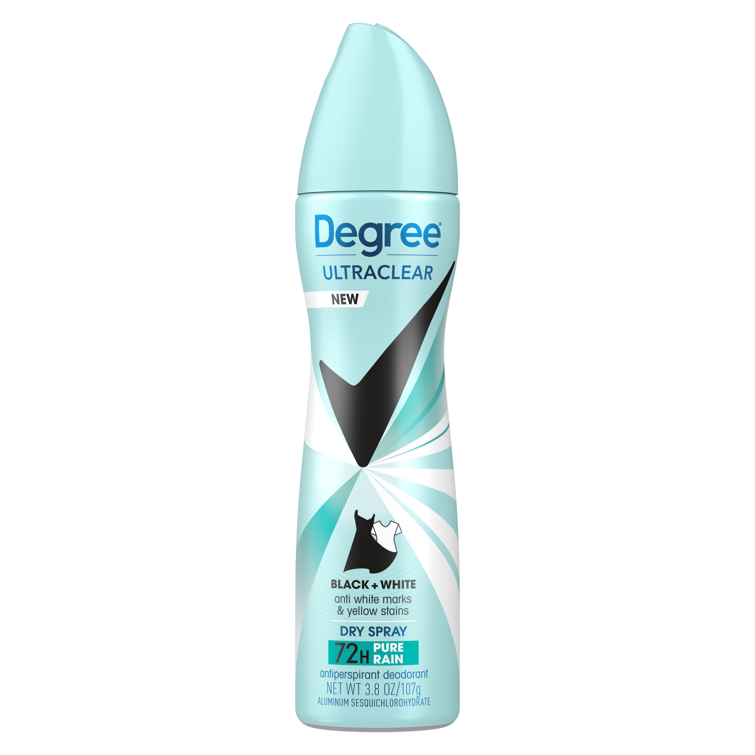 UltraClear Black+White Rain Antiperspirant Dry Spray | Degree® US
