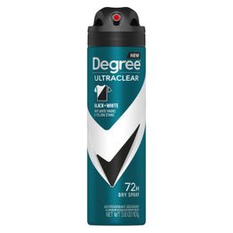 UltraClear Black+White Dry Spray Antiperspirant Deodorant front pack shot
