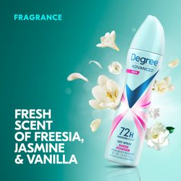 Fragrance : fresh scent of Freesia, Jasmine and Vanilla