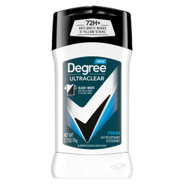UltraClear Black+White Fresh Antiperspirant Deodorant Stick front pack shot