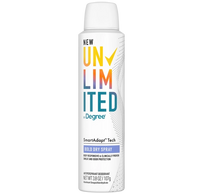 Unlimited by Degree Bold Antiperspirant Deodorant Dry Spray