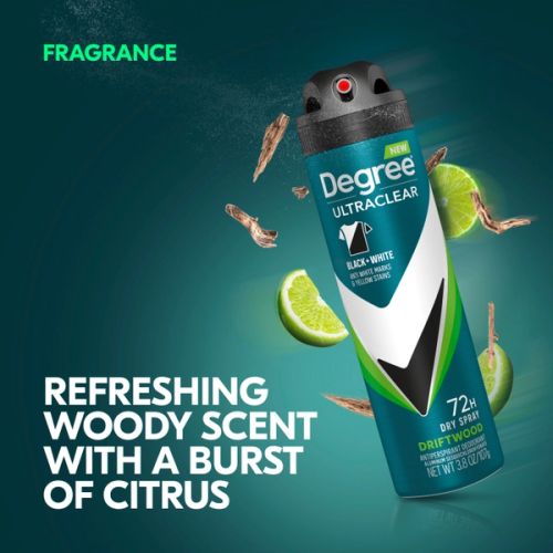 UltraClear Black+White Driftwood Antiperspirant Deodorant Dry Spray