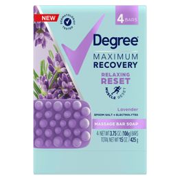 Relaxing Reset Lavender Massage Bar Soap front pack shot
