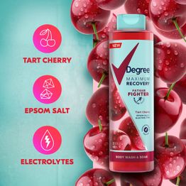 Fragrance : tart cherry with epsom salt and electrolytes