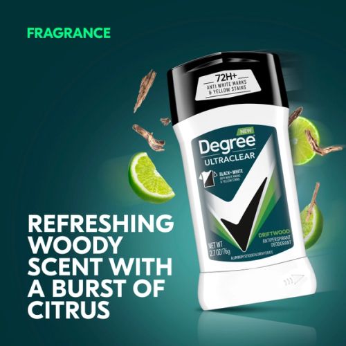 Fragrance : refreshing woody scent with a burst of citrus