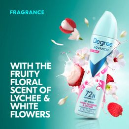 Fragrance : fruity floral scent of lychee and white flowers
