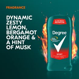 Fragrance : dynamic zesty lemon, bergamot orange and a hint of musk 
