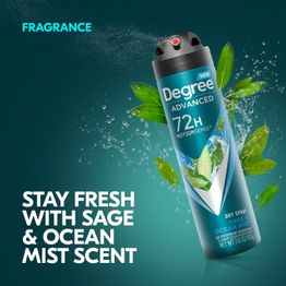 Fragrance : stay fresh with sage and ocean mist