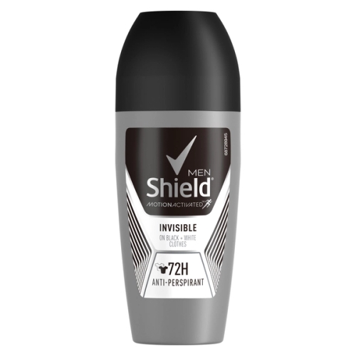 Shield Men Invisible Black White Antiperspirant Roll-On 50ml