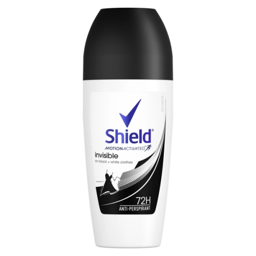 Shield Women Invisible Black and White Antiperspirant Roll-On 50ml