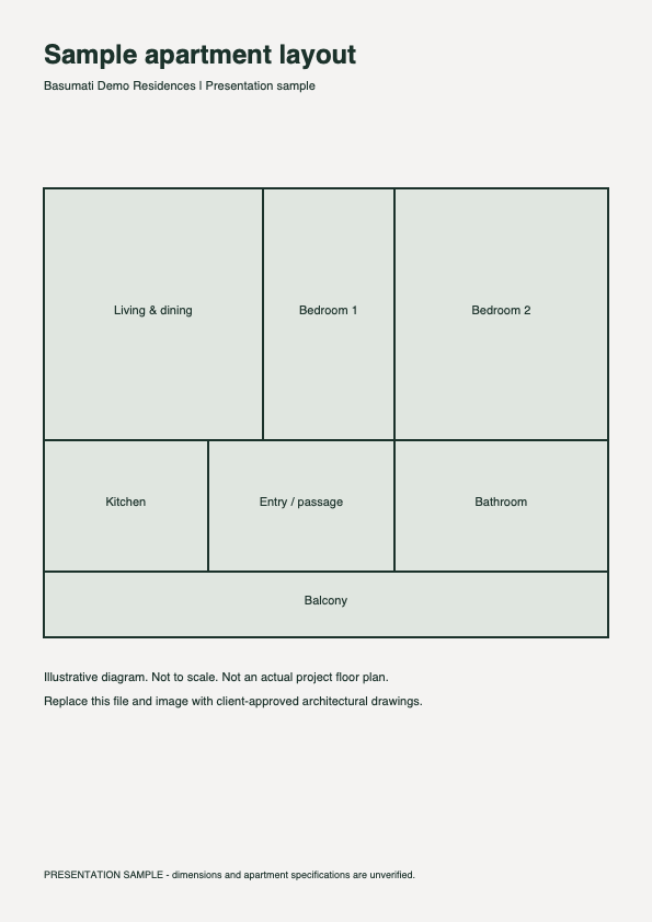 The Courtyard apartment layout