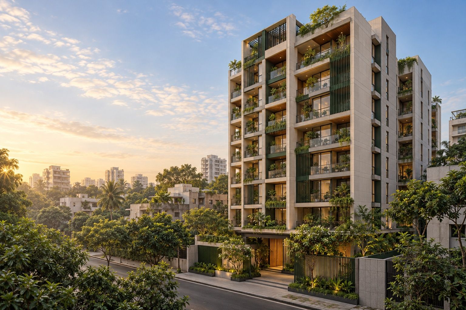 Basumati Garden Residences architectural visualisation